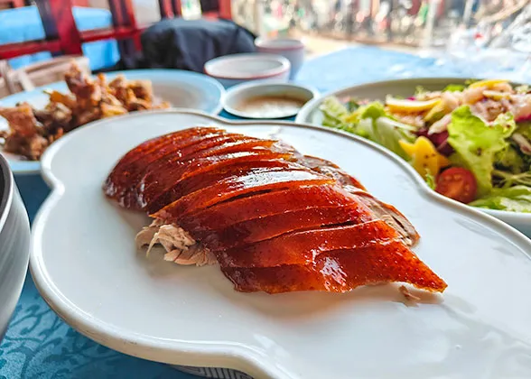 The appealing and tasteful Beijing roast duck